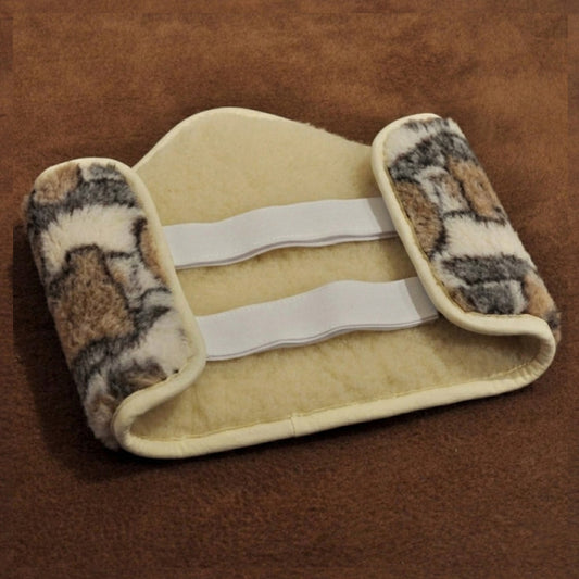 Back support belt with coccyx protection, winter